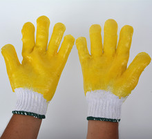 Găng tay, chống cắt, găng tay cao su màu vàng, găng tay cao su, găng tay cao su, găng tay chống trơn trượt Găng tay chống cắt
