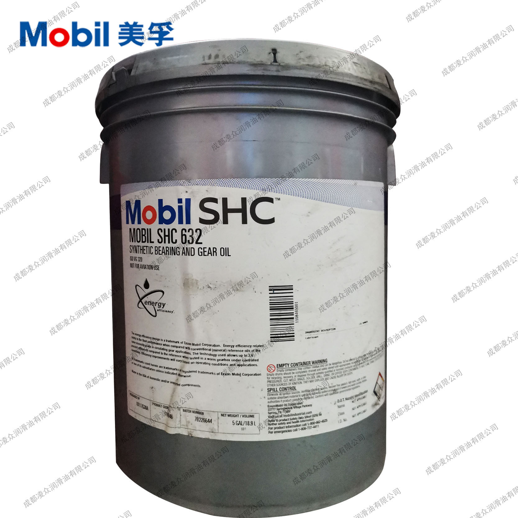 M|obil SHC632 美|孚320#合成工业齿轮油  高温滚动轴承润滑油