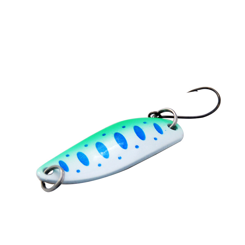 Metal Spoons Fishing Lures Leech Flutter Spoon Fresh Water Bass Swimbait Tackle Gear