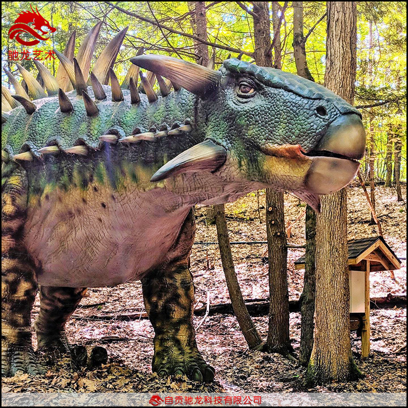 大甲龙模型软体机器会动恐龙厂家硅胶恐龙雕塑橡胶软恐龙制作公司