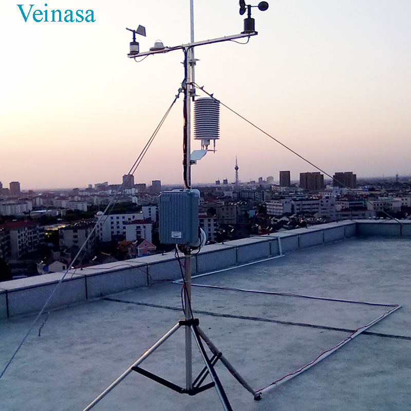 楼顶安装自动气象站AWS707 Veinasa品牌楼顶气象站