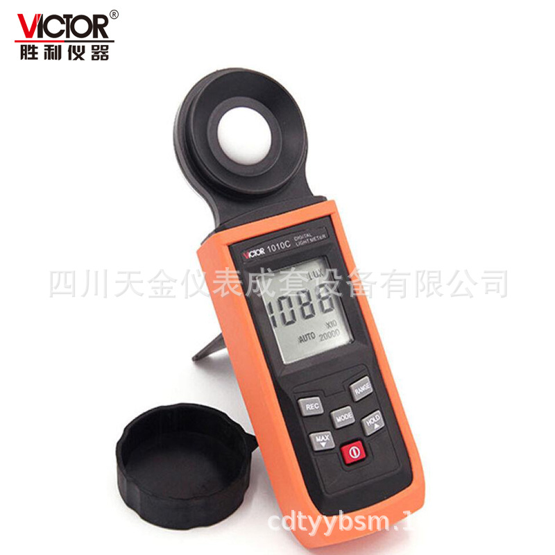 VICTOR胜利仪器数显式照度计VC1010C/1010D测光仪高精度照度仪