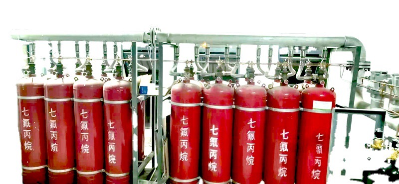 管网七氟丙烷消防自动灭火装置有管网式消防联动报警MP120/4.2