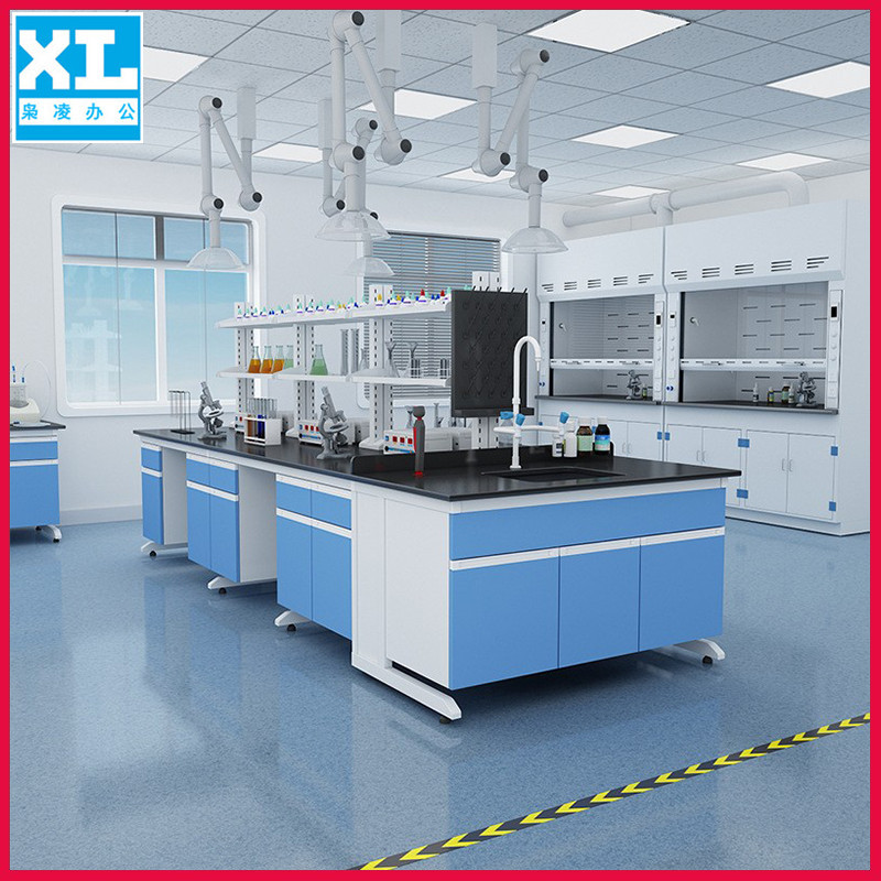钢木试验台 实验室操作台 全钢边台 化验室中央台 化学实验桌