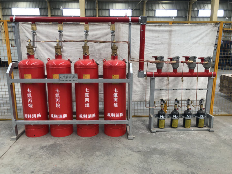 七氟丙烷药剂消防灭火装置有管网式来图报价厂房灭火MP150/4.2
