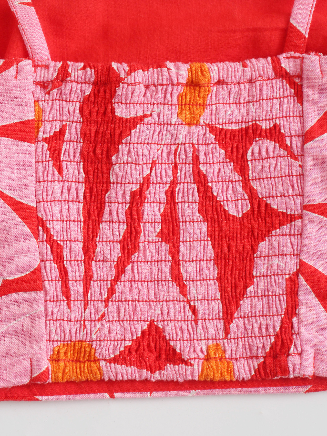 Rose Pink Floral Print Camisole NSLQS101813