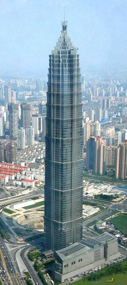 第四名:上海金茂大厦       金茂大厦具有中国传统风格的超高层建筑