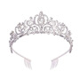 Hot sale crystal diamond bride wedding hair crown birthday headdress hair accessories ball crown car show performance headband