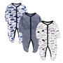 Wholesale baby jumpsuit foot-wrapped climbing suit newborn jumpsuit summer air-conditioning suit baby clothes