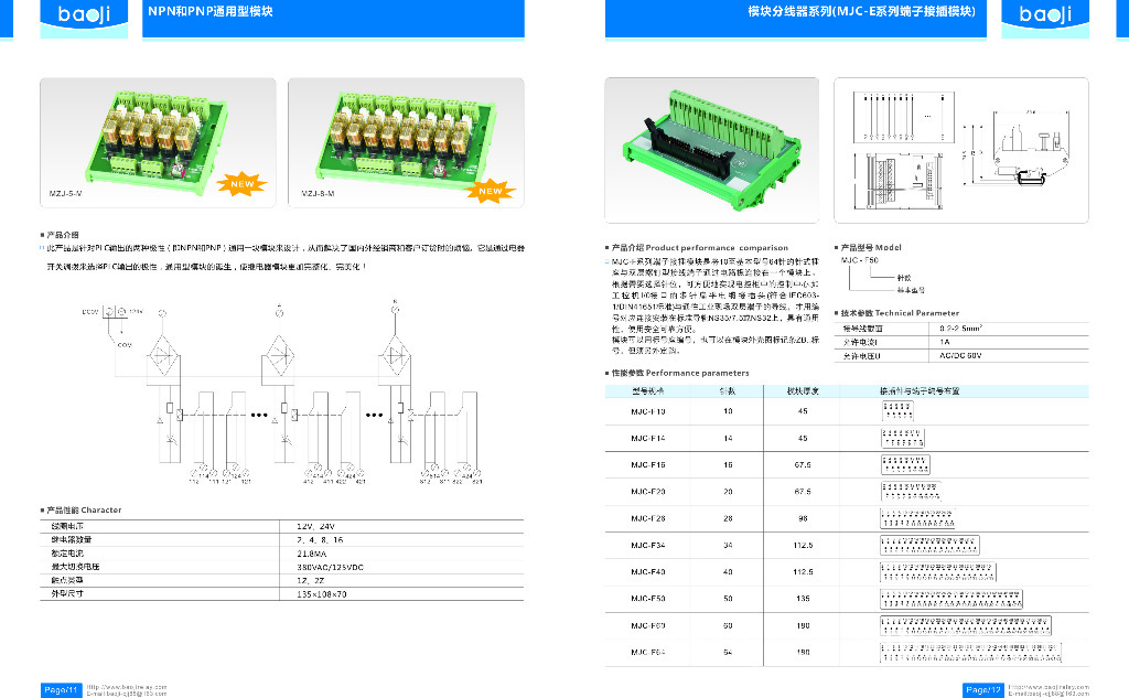 分线器模块 MJC -F FX-F 牛头角