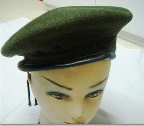 中国绿色贝雷帽图片