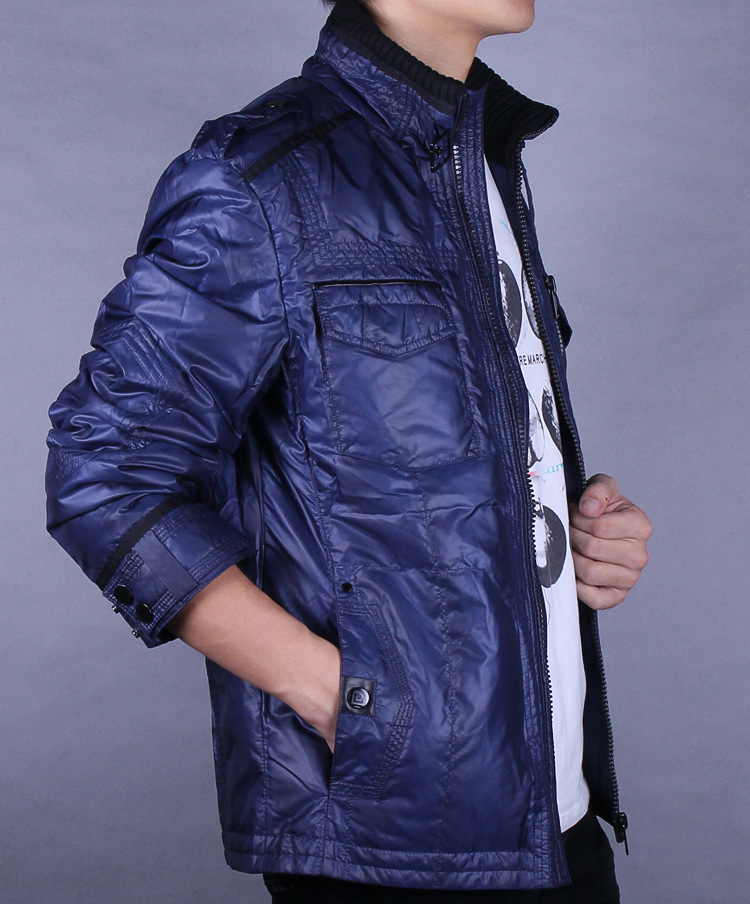 海澜之家剪标 羽绒服2012正品男装防寒保暖外套男 冬装批发h007