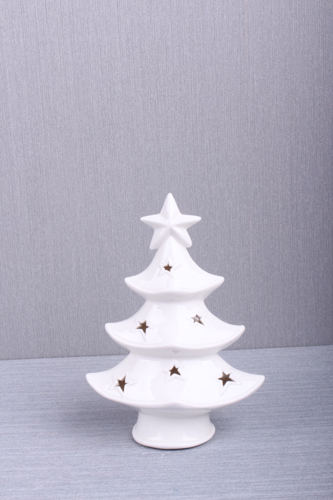 供应 圣诞树工艺品 陶瓷圣诞树摆设 6款 sx120235