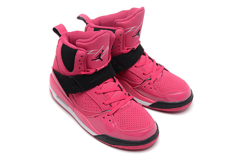 耐克女鞋nike air jordan flight 45 喬丹45 騷粉 黑粉547769-601圖片