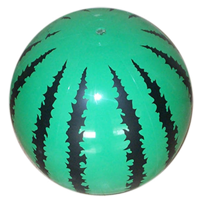635b充气西瓜球 皮球 充气球 玩具球 塑胶玩具批发