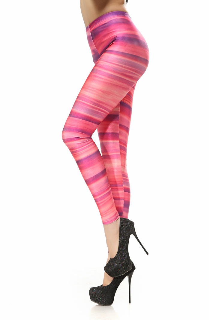 leggings 歐美外貿 顏色陰謀打底褲 高彈小腳褲 氨綸緊身褲dk030圖片