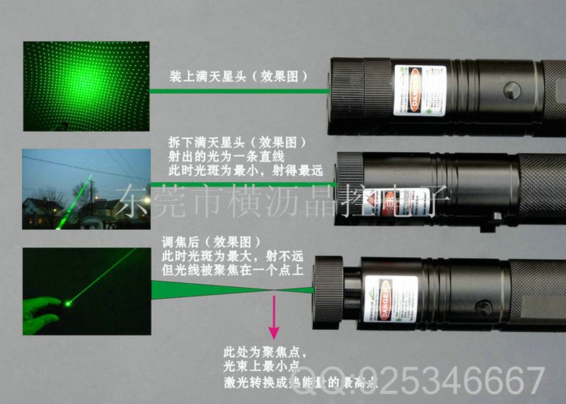 303大功率激光笔 50mw绿色激光手电/绿光点火柴 激光笔工厂直销
