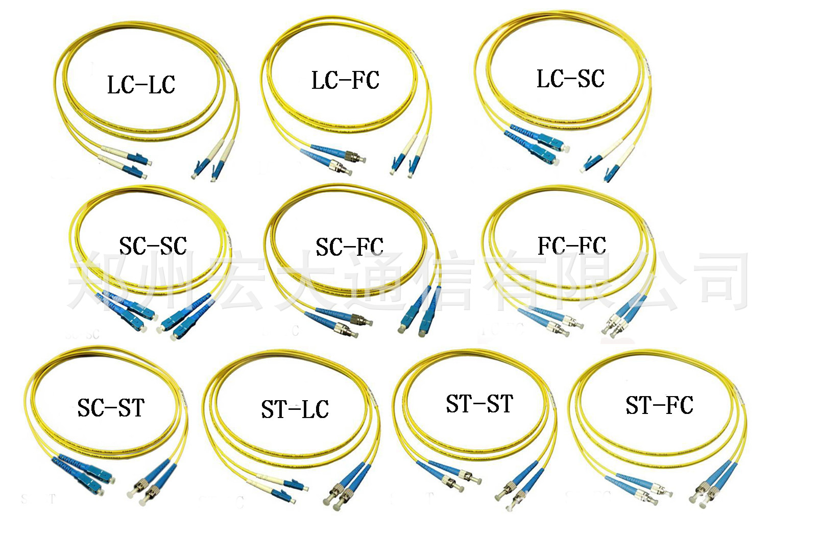 1.5米sc-sc单模单芯光跳纤(光纤跳线)