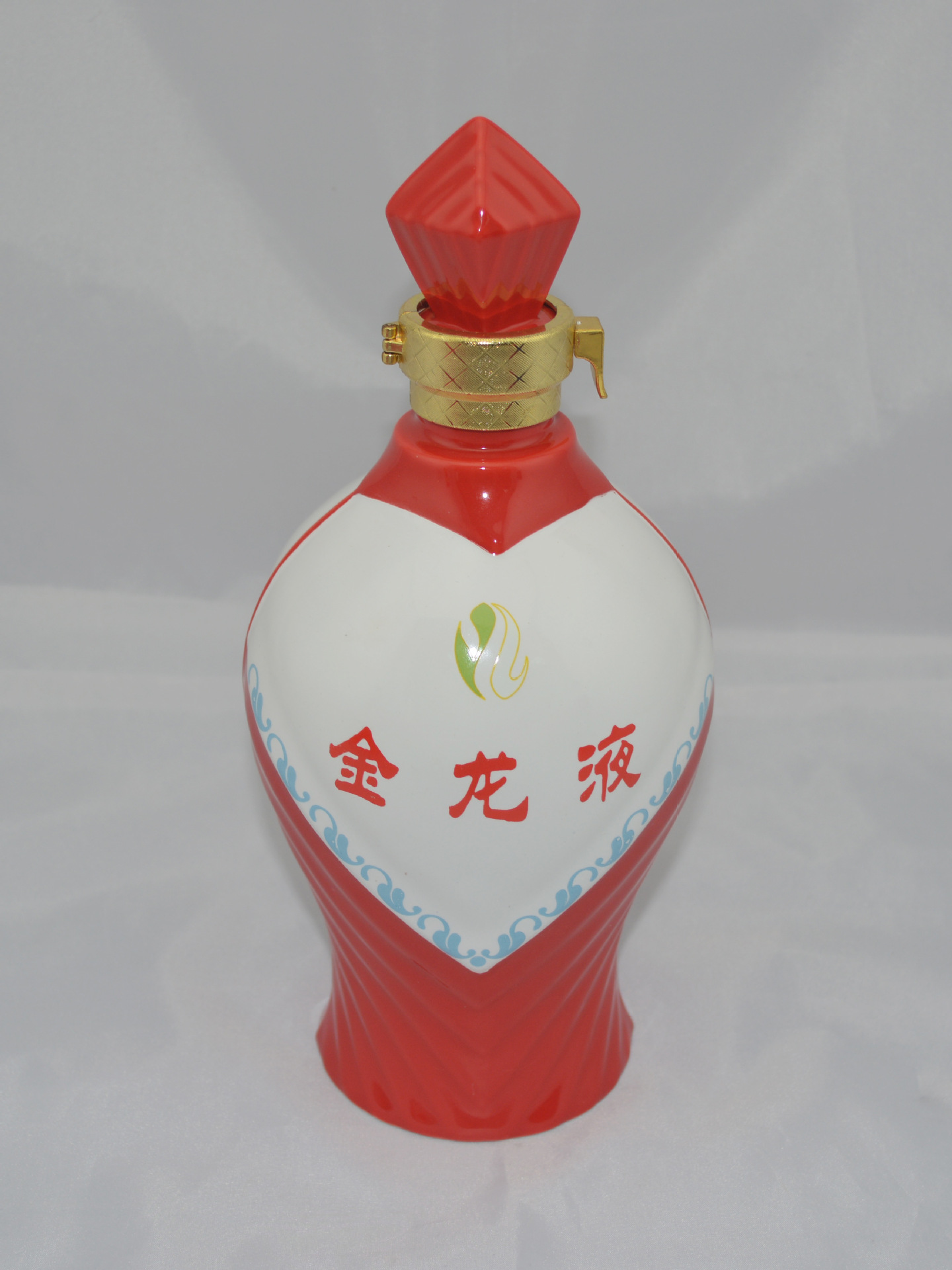 【j00018金龙液酒瓶厂家直接供应 瓷器酒瓶 酒瓶 白酒瓶子包批发】