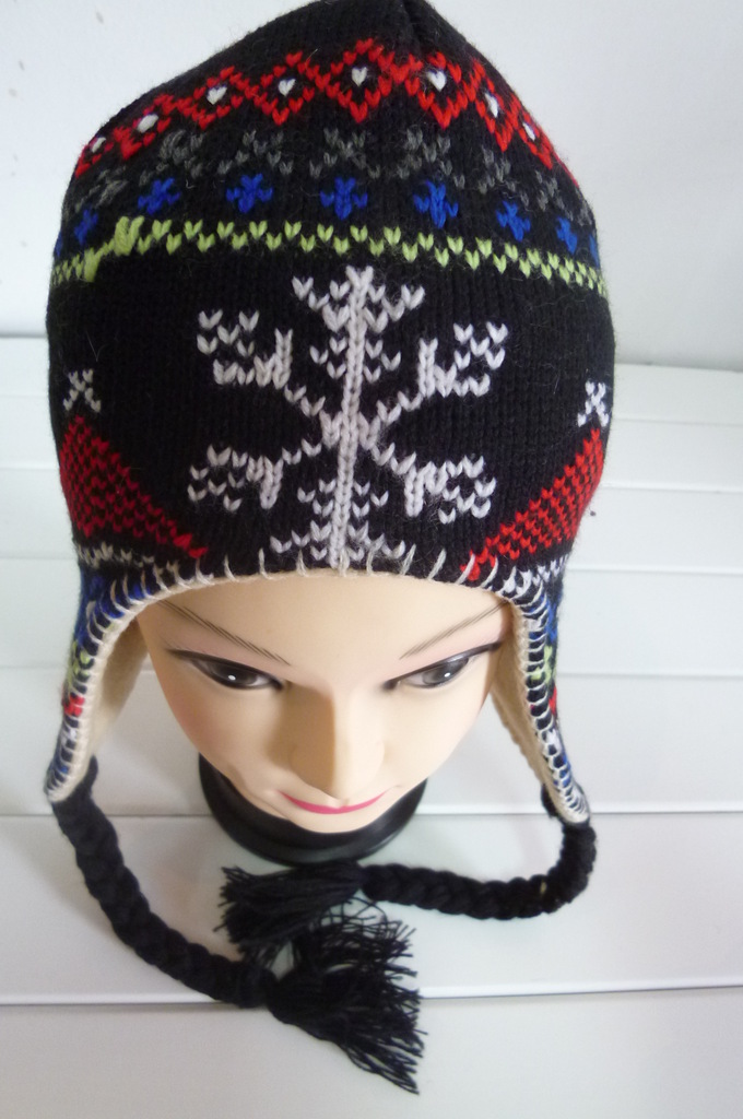 服装鞋帽箱包,钟表眼镜 服饰 帽子 桐庐恒祥 2013冬雪花图案加厚 保暖