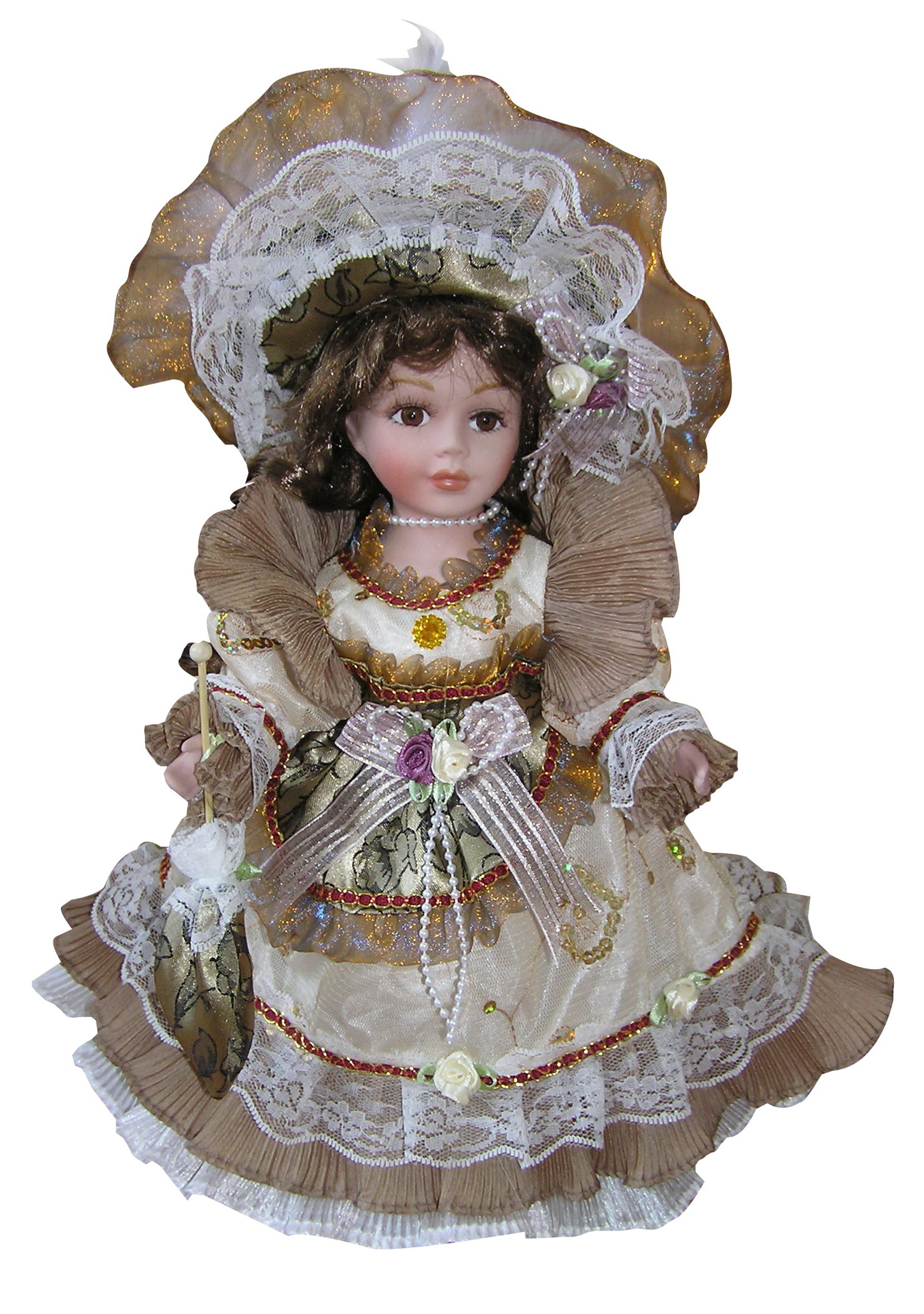 30cm 欧式维多利亚风格陶瓷娃娃厂家直销