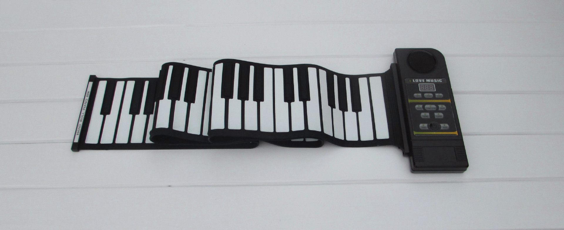 全球首款带外音88键电子琴 新款88键手卷钢琴 带延音88键手卷琴