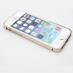 iphone5/5s手機殼 彩色金屬 扣式便捷式 鋁合金屬邊框帶按鍵 現貨