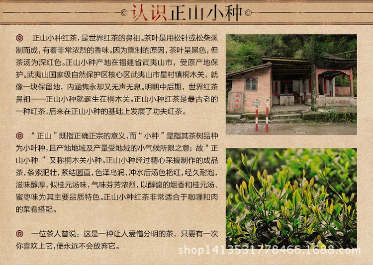 茗博士尊品正山小种武夷山桐木关特级红茶茶叶 礼盒装厂家直销