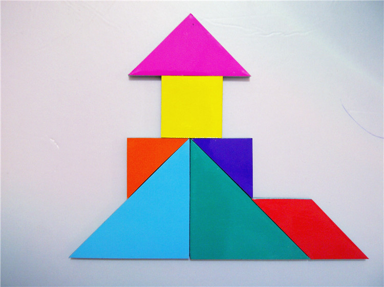 daseng/大圣 几何形状磁性智力七巧板拼图 儿童启蒙益智玩具yz203
