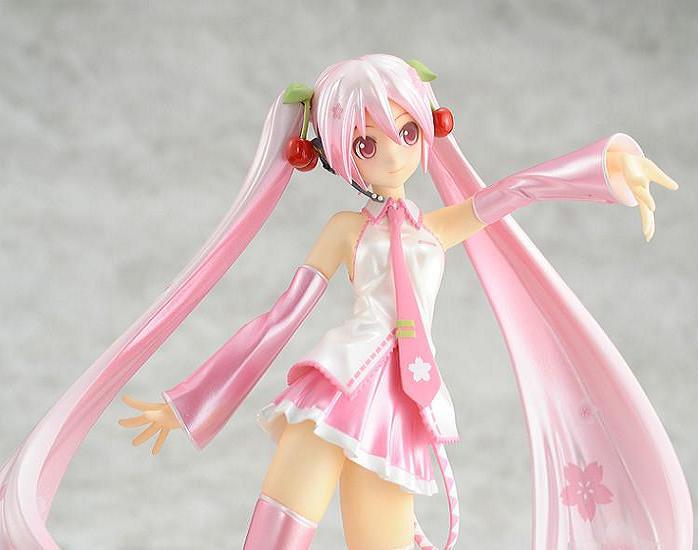 JP Anime Vocalold Sakura Hatsune Miku Action Figma Doll Figure Kids ...