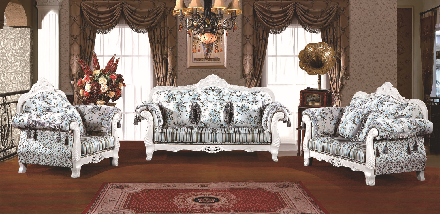 家具厂家直销 新款欧式布艺沙发 精品宫廷系列客厅布艺沙发组合
