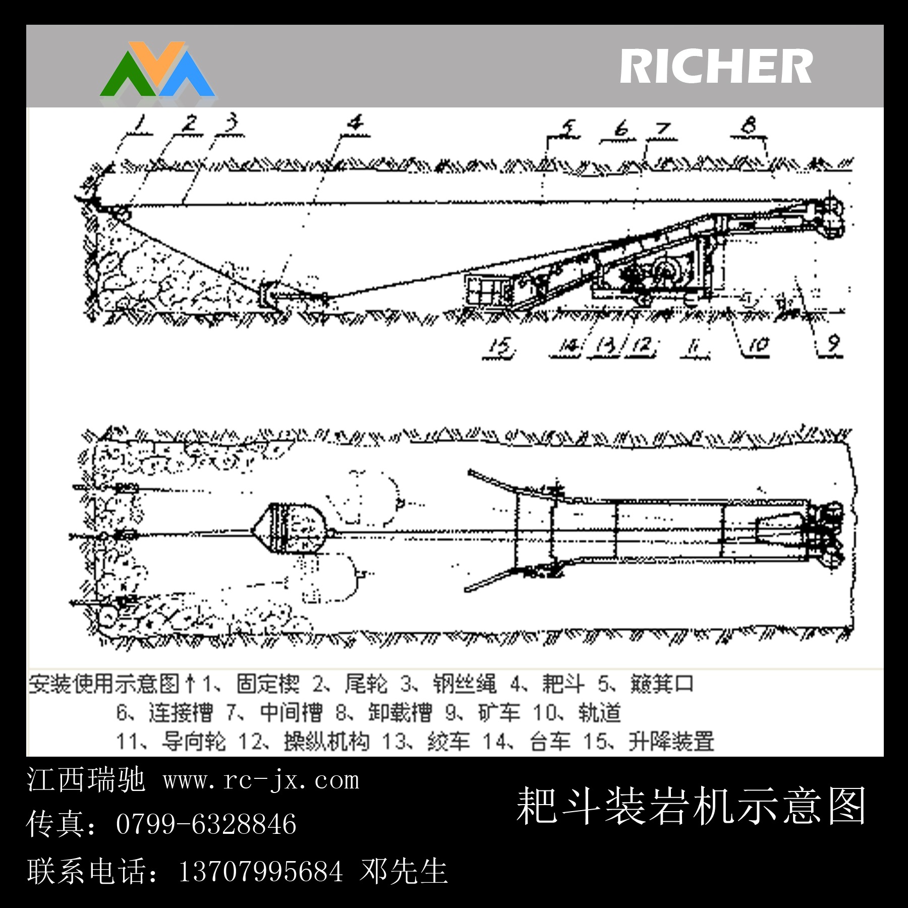 P90耙斗装岩机说明书图片