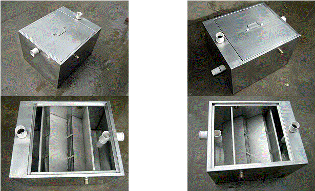 廚房汙水隔油設備不鏽鋼除油設備,隔油池