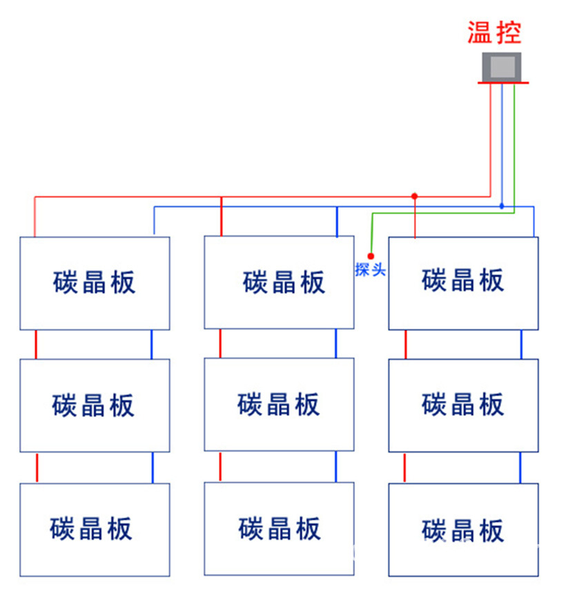 二块电热板的接线图图片