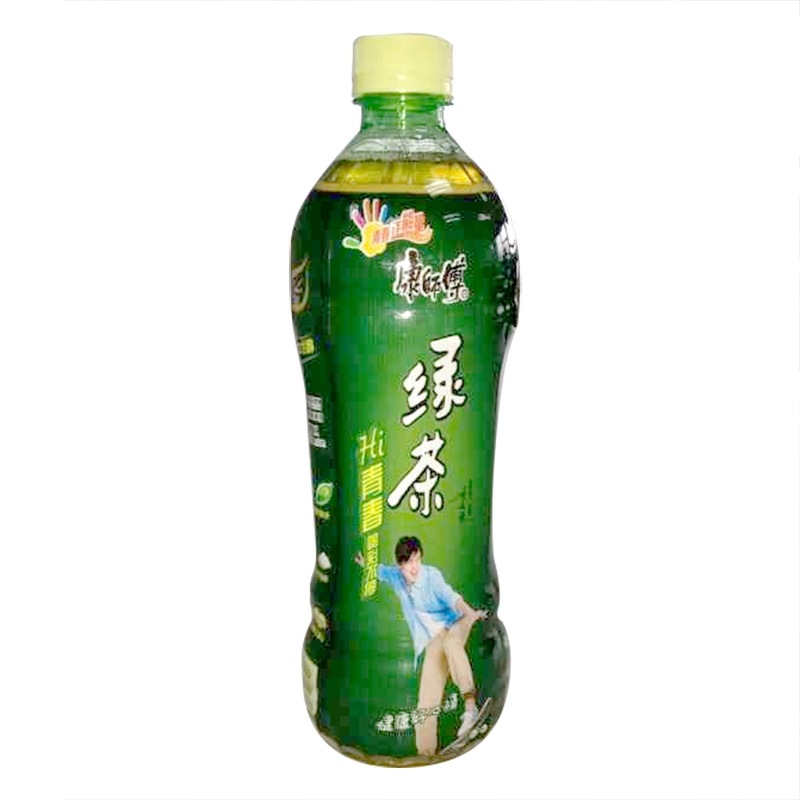 阿里超市 康師傅綠茶冰糖菊花味飲料600ml 清新自然怡神爽口