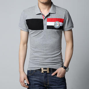 男士短袖t恤2014新款韩版修身夏季潮男装半袖衣服