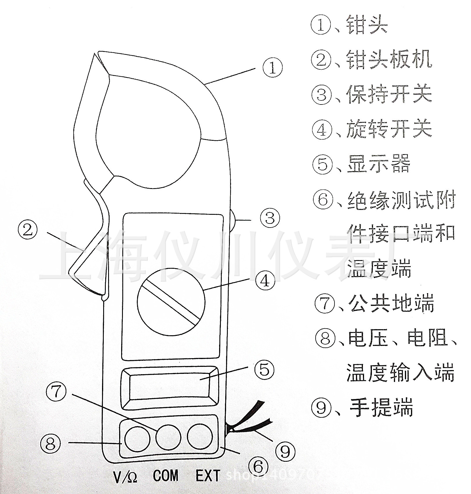 266钳形万用表教程图片