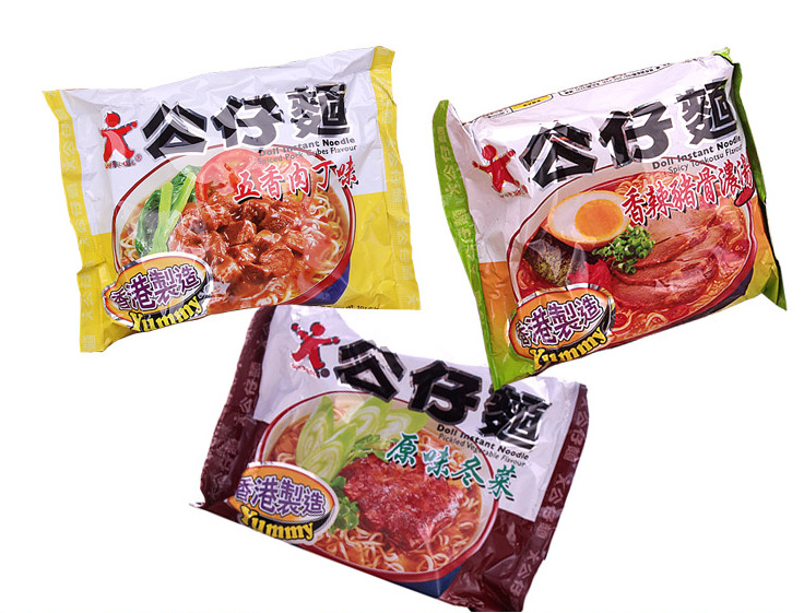 進口食品 香港製造 進口公仔麵 多口味 5袋 超好吃