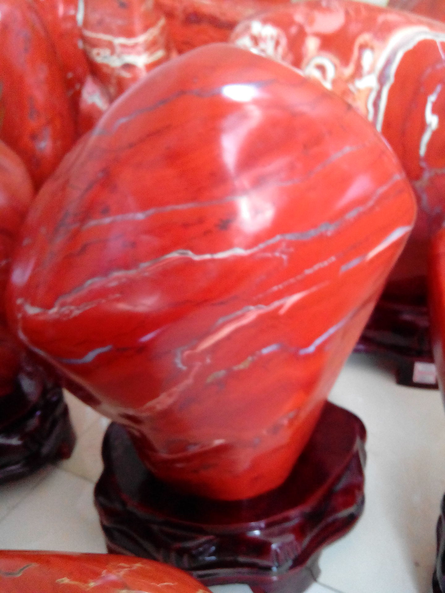 红碧玉 南非红碧玉 红色的石头 观赏石摆件红红火火 画面石图片