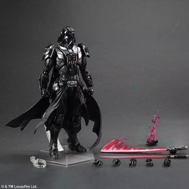 star war 星球大戰 黑武士 play arts 改 pa改絕地武士達斯維達