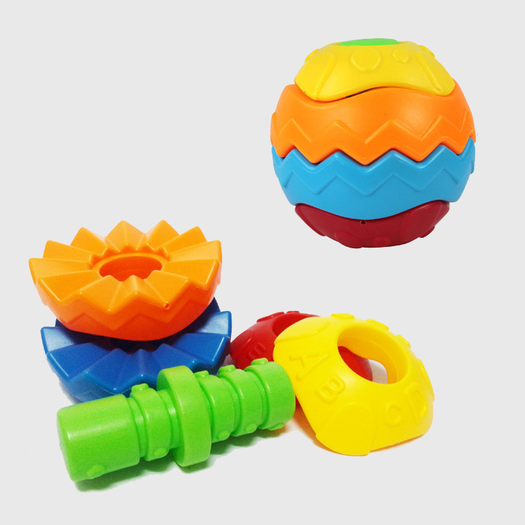 【工厂直销】儿童益智积木球 拆装组合幼儿园教学小玩具 健身球