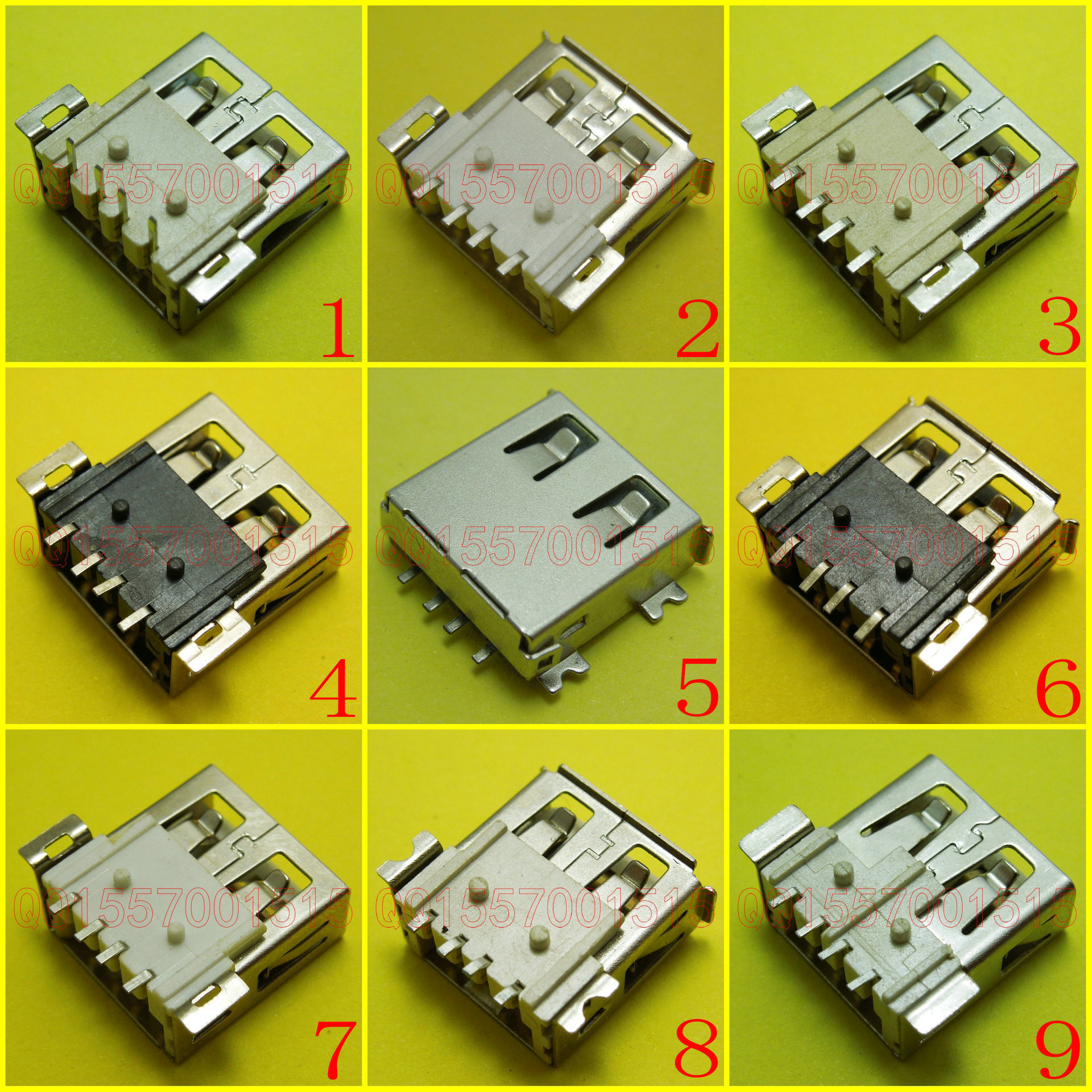 usb 連接器,usb af 90度 沉板,usb a母 插座