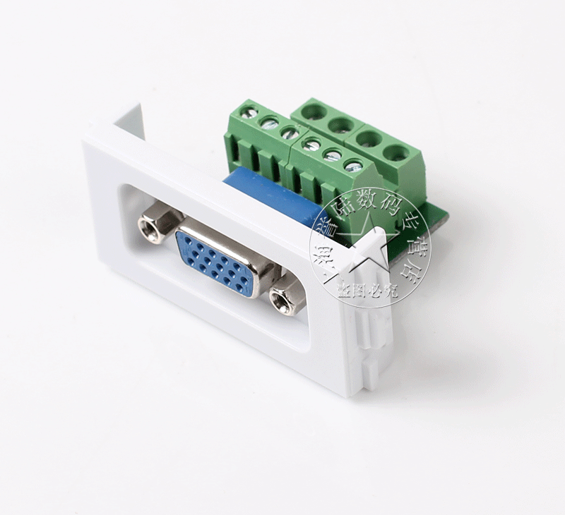 廠家直銷 3 6 型 vga免焊接模塊 vga模塊 86 vga面板 扭螺絲接線