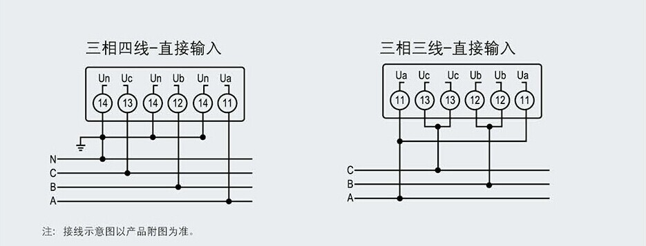 多功能三相电压表数显表