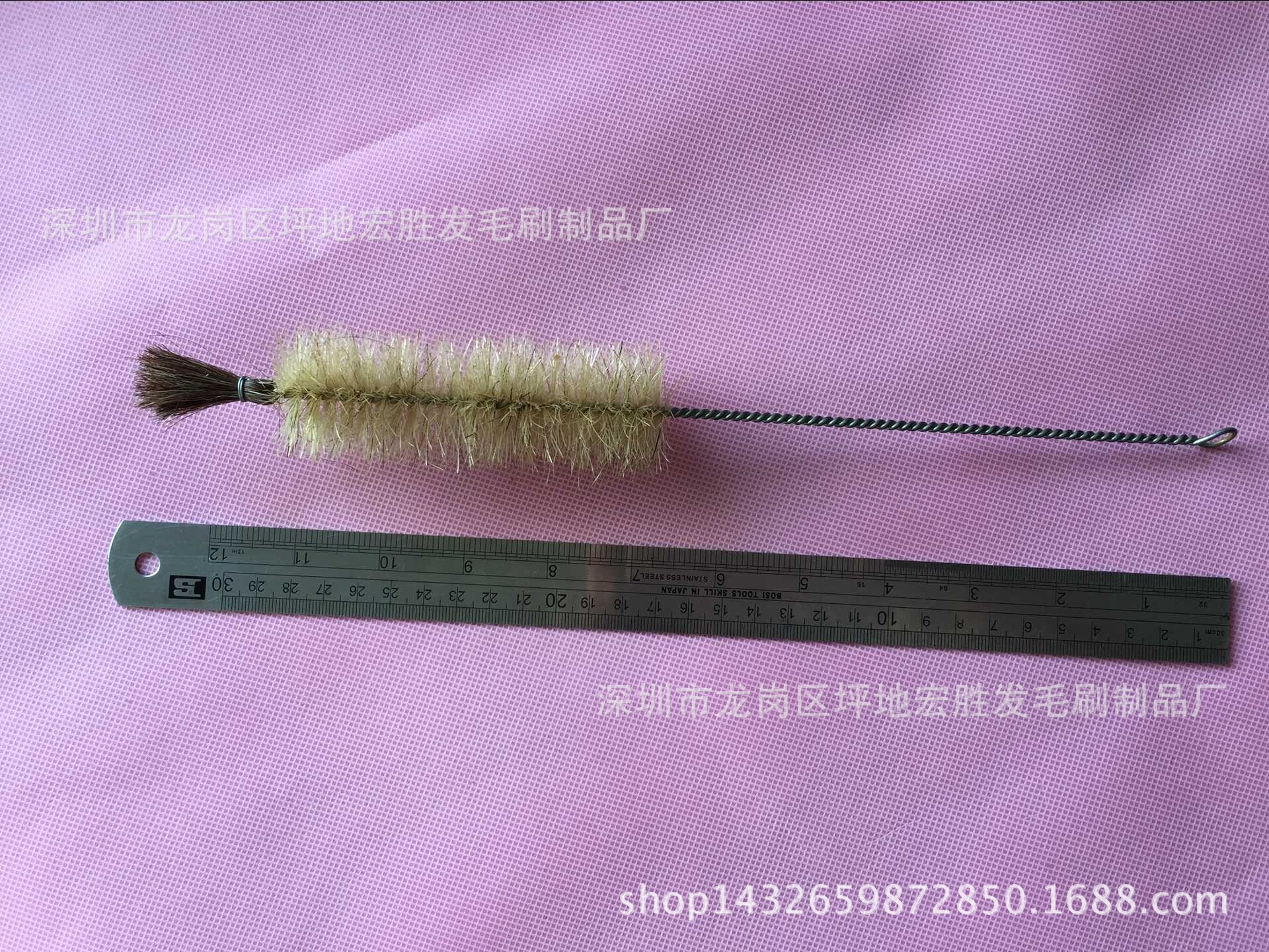 厂家直销猪毛试管刷质量保证 清洁毛刷 猪鬃猪毛试管刷批发可定制