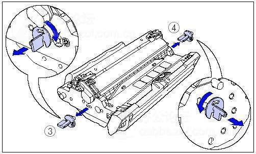 佳能2204硒鼓拆卸图解图片
