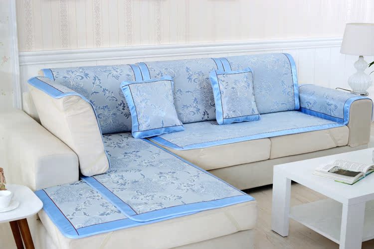 原产厂家 夏季冰丝沙发垫凉席沙发坐垫凉垫 欧式藤席防滑坐垫批发