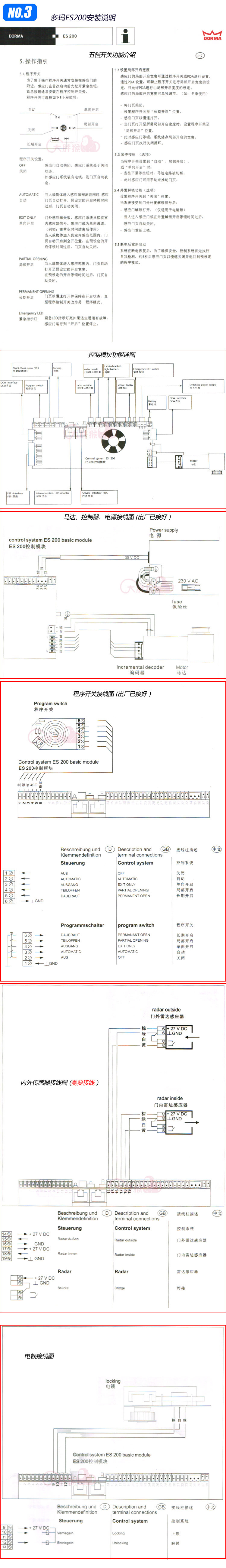 【特價供應】多瑪自動感應門 自動門 dorma es200 【原裝進口】