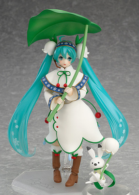 初音未來 雪初音 miku figma 024# 2015 初音 可動 精美手辦模型