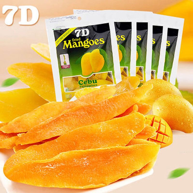 菲律宾进口零食 7d芒果干100g蜜饯休闲食品 1件起批